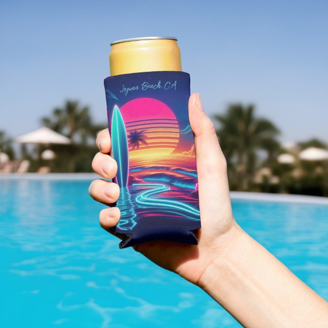 Rafraîchisseur Pour Canette Slim Feux de néon du séchoir (Piscine in situ)
