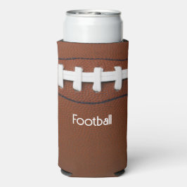 Rafraîchisseur Pour Canette Slim Football Design Seltzer Can Cooler