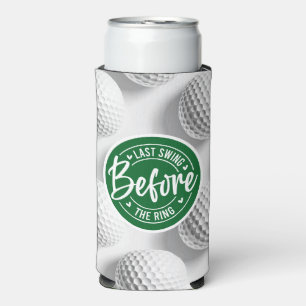 Rafraîchisseur Pour Canette Slim Golf et bière Drôle de Dire pour Mariage de baccal