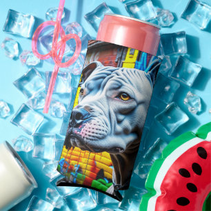 Rafraîchisseur Pour Canette Slim Graffiti Street Art City Pitbull Lover