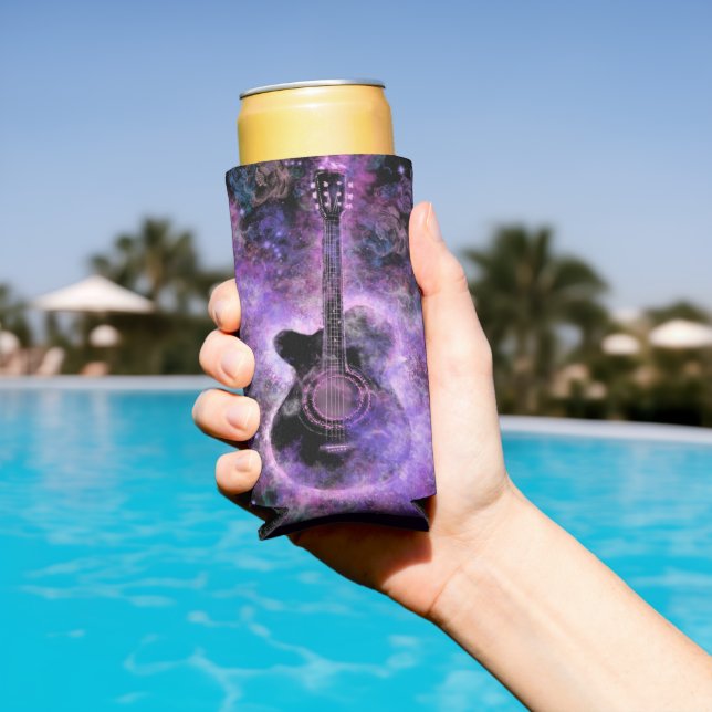 Rafraîchisseur Pour Canette Slim Guitare musicale peut refroidir (Piscine in situ)