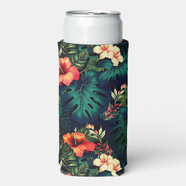 Rafraîchisseur Pour Canette Slim Impression hawaïenne (Seltzer Recto)