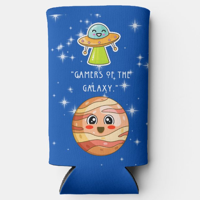 RAFRAÎCHISSEUR  POUR CANETTE SLIM JEUX DE LA GALAXIE (Recto)
