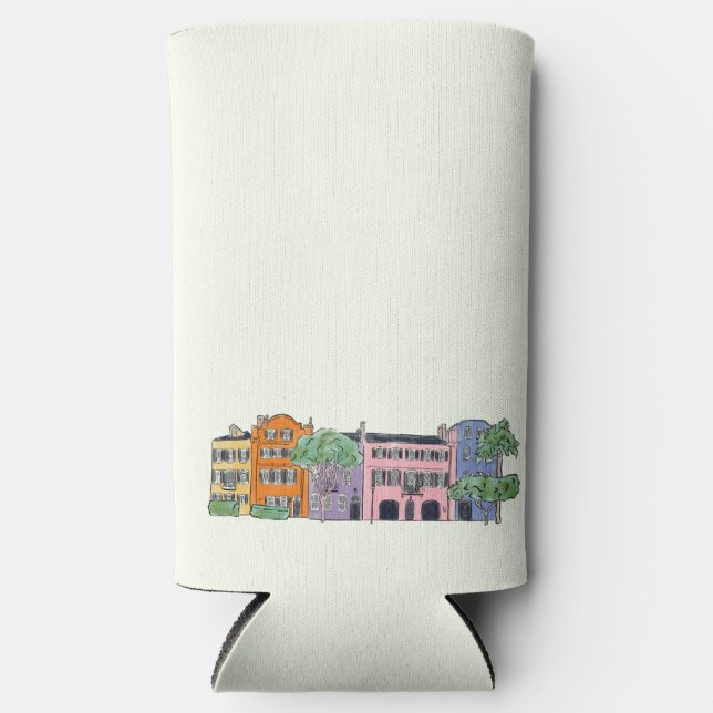 Rafraîchisseur Pour Canette Slim K & J Charleston, SC Mariage Tall Can Cooler (Recto)