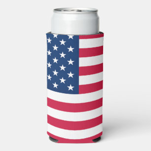Rafraîchisseur Pour Canette Slim Le drapeau américain peut refroidir USA