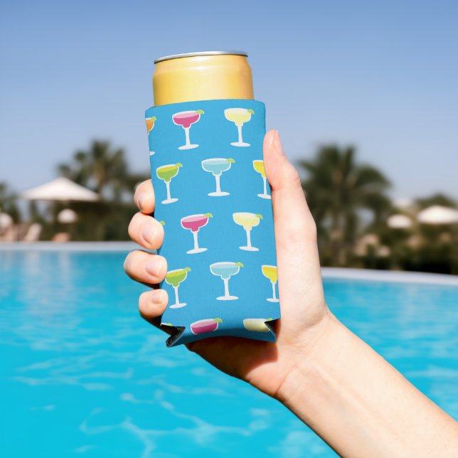 Rafraîchisseur Pour Canette Slim Margaritas - Peut refroidir (Piscine in situ)
