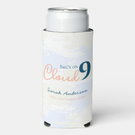 Rafraîchisseur Pour Canette Slim Mariage sur un nuage thème Moderne