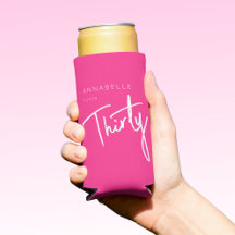 Modern Pink 30e Trente-trentième anniversaire fête