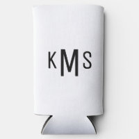 Monogramme moderne simple B/W
