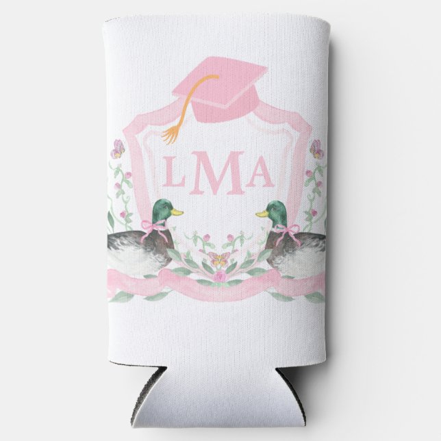 Rafraîchisseur Pour Canette Slim Monographie de canard de Mallard Crest (Recto)