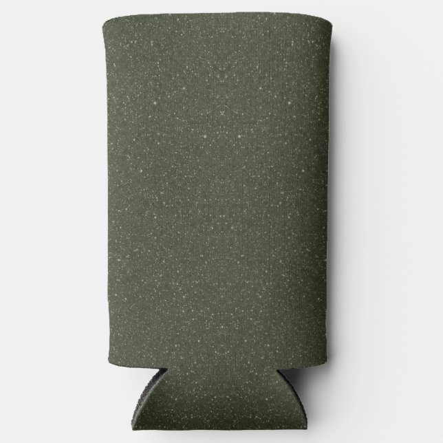 Rafraîchisseur Pour Canette Slim Moss Green Can Cooler personnalisé (Recto)
