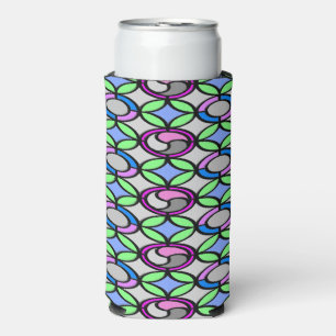 Rafraîchisseur Pour Canette Slim Motif carrelé couleur verre