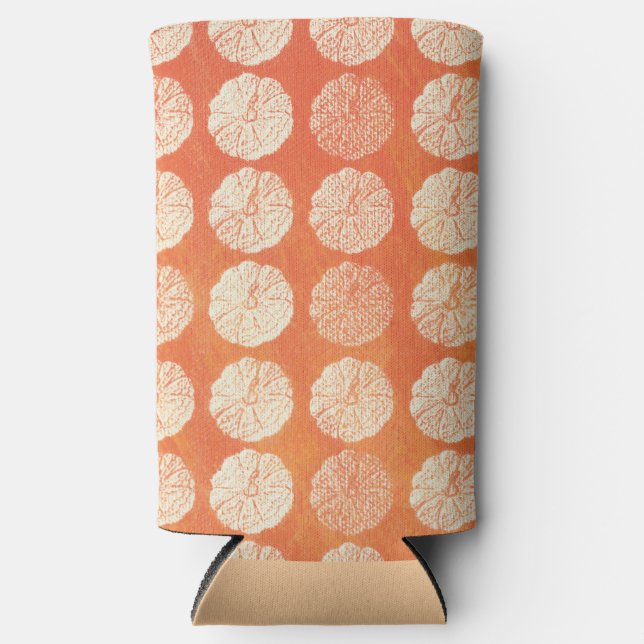 Rafraîchisseur Pour Canette Slim Motif Citrouille d'automne (Recto)