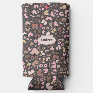 Rafraîchisseur Pour Canette Slim Nom motif mammaire neutre