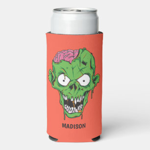 Rafraîchisseur Pour Canette Slim Nom personnalisé Zombie