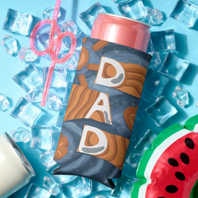 Rafraîchisseur Pour Canette Slim Papa - Joyeuse fête des pères (Été in situ)