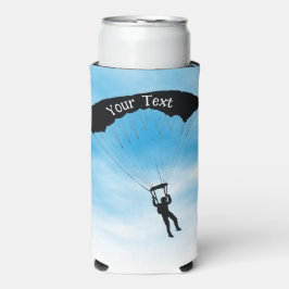 Rafraîchisseur Pour Canette Slim Parachutisme Skydiving Seltzer Can Cooler