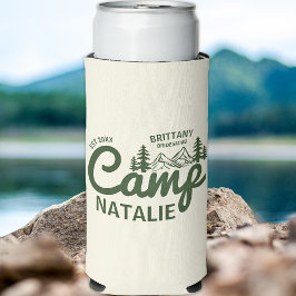 Rafraîchisseur Pour Canette Slim Personnalisé Camp Bach Bachelorette Party Custom