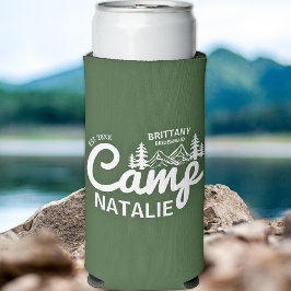 Rafraîchisseur Pour Canette Slim Personnalisé Camp Bach Bachelorette Party Custom