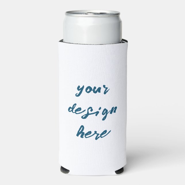 Rafraîchisseur Pour Canette Slim Personnaliser ou Customiser (Seltzer Recto)