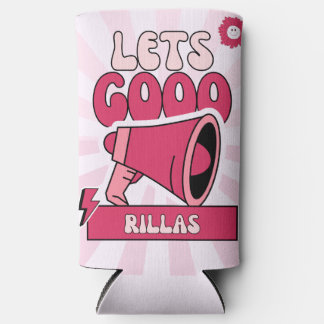 Rafraîchisseur Pour Canette Slim Pink Lets Go Rillas