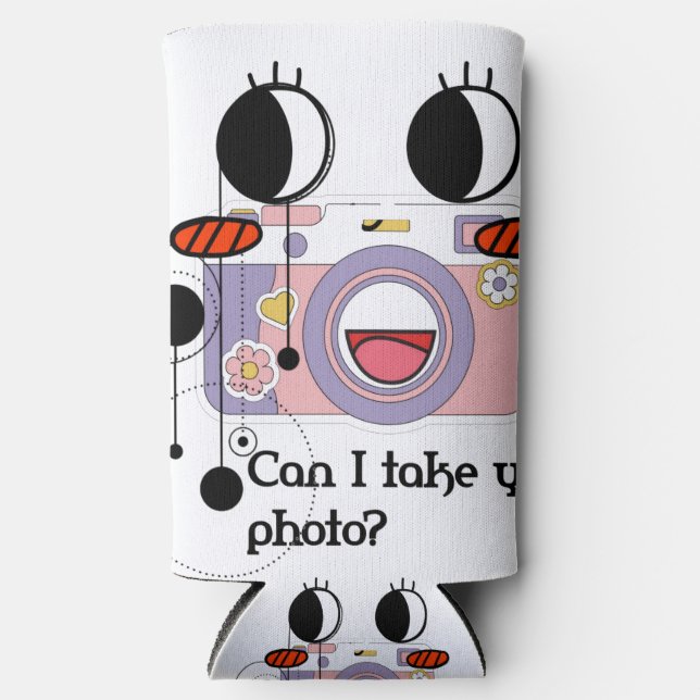 Rafraîchisseur Pour Canette Slim Puis-je prendre votre photo ? Appareil photo (Recto)