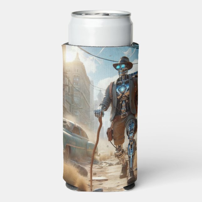 Rafraîchisseur Pour Canette Slim Robot dans Ghost Town (Seltzer Verso)