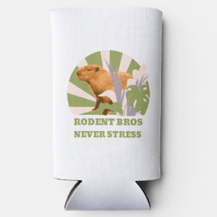 Rafraîchisseur Pour Canette Slim Rongeurs Frères Ne Stressent Jamais Capybara