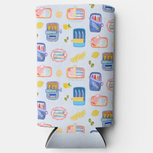 Rafraîchisseur Pour Canette Slim Sardines et citrons