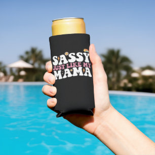 Rafraîchisseur Pour Canette Slim Sassy Comme Ma Mère Maman Super