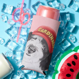 Rafraîchisseur Pour Canette Slim Sheepadoodle Baseball Can Cooler