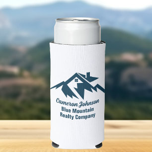 Rafraîchisseur Pour Canette Slim Société immobilière Mountain Marketing personnalis