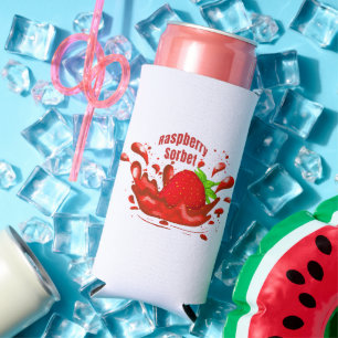 Rafraîchisseur Pour Canette Slim Sorbet de framboise