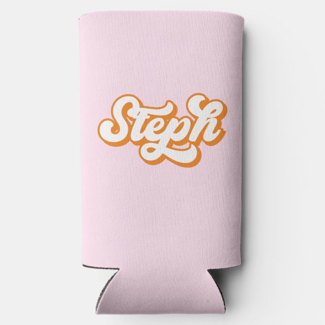Rafraîchisseur Pour Canette Slim Steph Can Cooler (Verso)