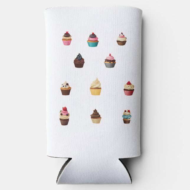 Rafraîchisseur Pour Canette Slim Sticker pour délices sucrés (Recto)