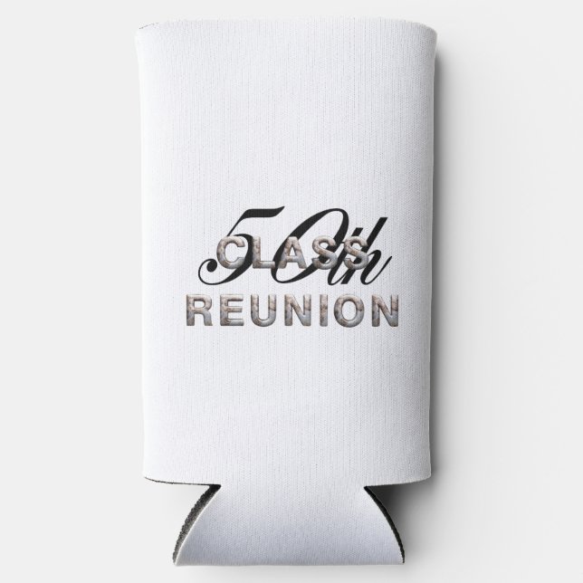 Rafraîchisseur Pour Canette Slim TEE 50e Classe Reunion Seltzer Can Cooler (Recto)