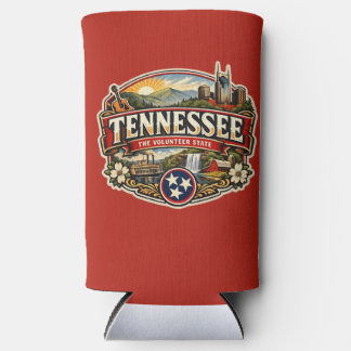 Rafraîchisseur Pour Canette Slim Tennessee The Volunteer State 