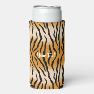Rafraîchisseur Pour Canette Slim Tiger Stripes Motif Seltzer Can Cooler