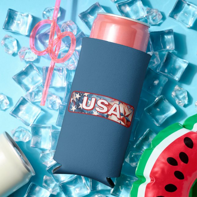 RAFRAÎCHISSEUR  POUR CANETTE SLIM USA (Été in situ)