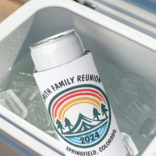 Rafraîchisseur Pour Canette Slim Vacances et Camping personnalisés