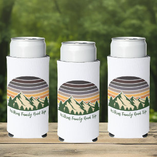 Rafraîchisseur Pour Canette Slim Voyage sur route sur mesure Green Forest Nature