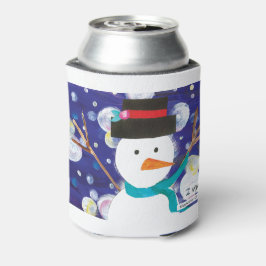 Rafraîchisseur Pour Canette Snowman d'hiver