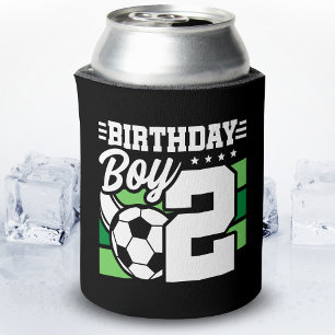 Rafraîchisseur Pour Canette Soccer Anniversaire - Garçon de 2 ans - 2e Anniver