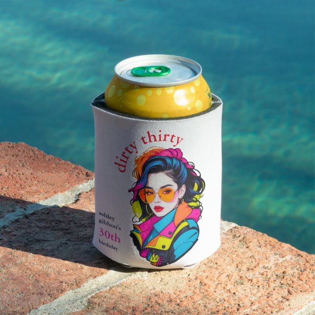 Rafraîchisseur Pour Canette Soirée Trente Anniversaire (Piscine in situ)