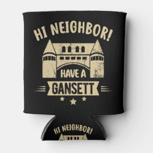 Rafraîchisseur Pour Canette Son Voisin A Une Chemise Gansett