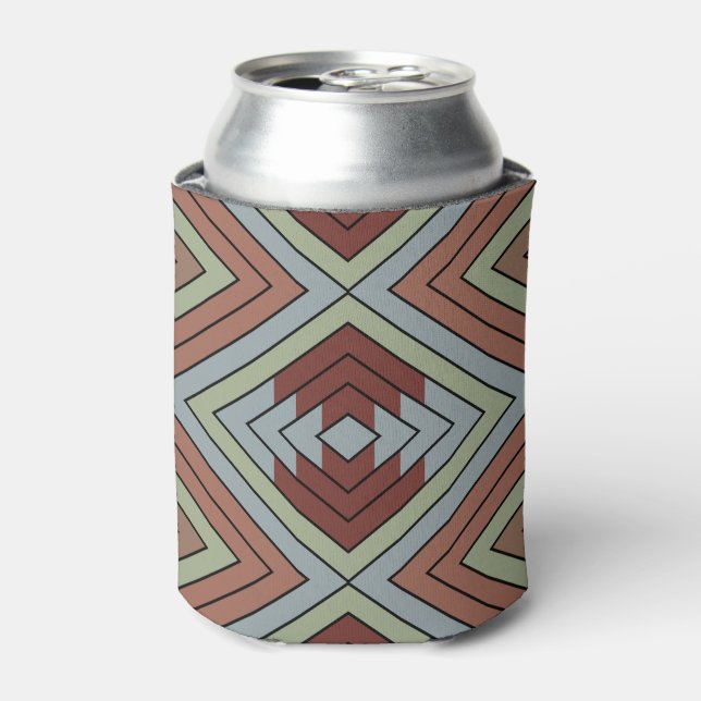 Rafraîchisseur Pour Canette South West American Indian Style Patterned Art (Can devant)