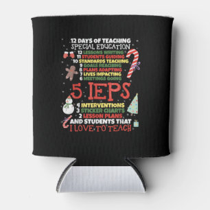 Rafraîchisseur Pour Canette SPED School Teacher Funny Enseignant de l'enseigne