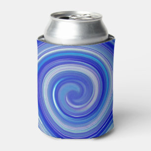 Rafraîchisseur Pour Canette spirale bleue et bleu clair