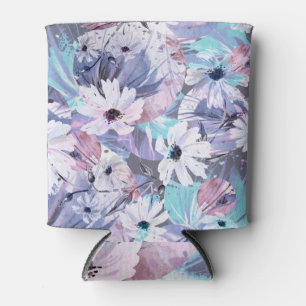 Rafraîchisseur Pour Canette Splendeur botanique : Motif créatif d'aquarelle