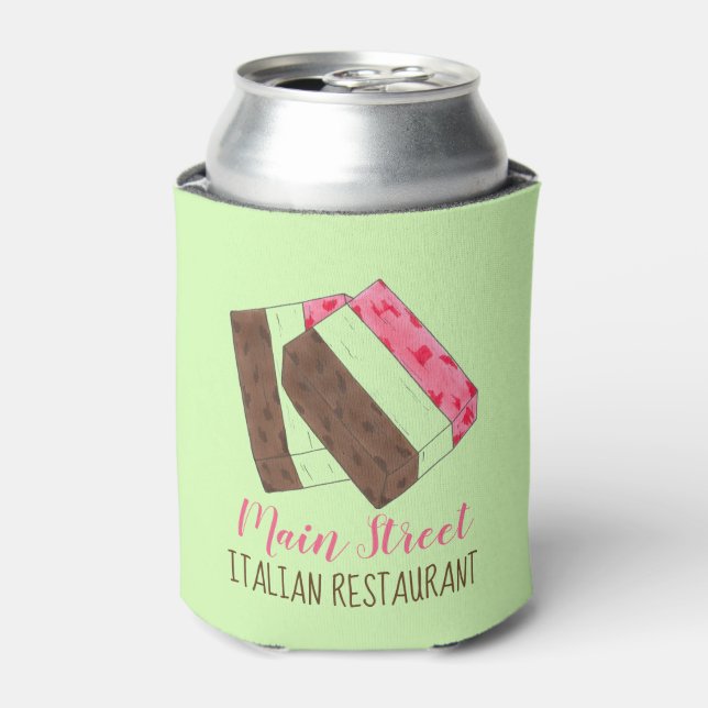 Rafraîchisseur Pour Canette Spumoni Gelato Ice Cream Italien Restaurant (Can devant)